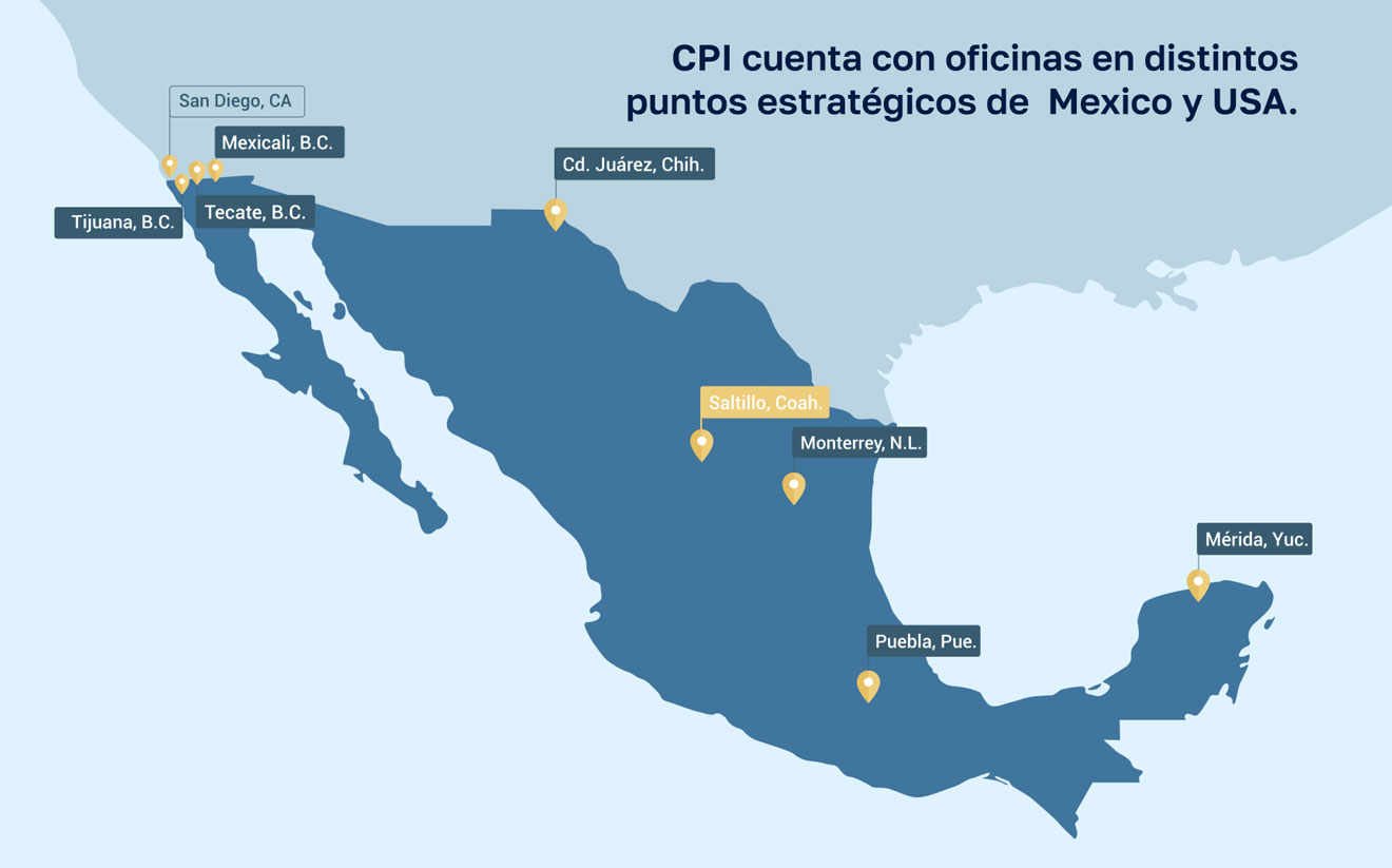 CPI Offices/Oficinas en Mexico y USA